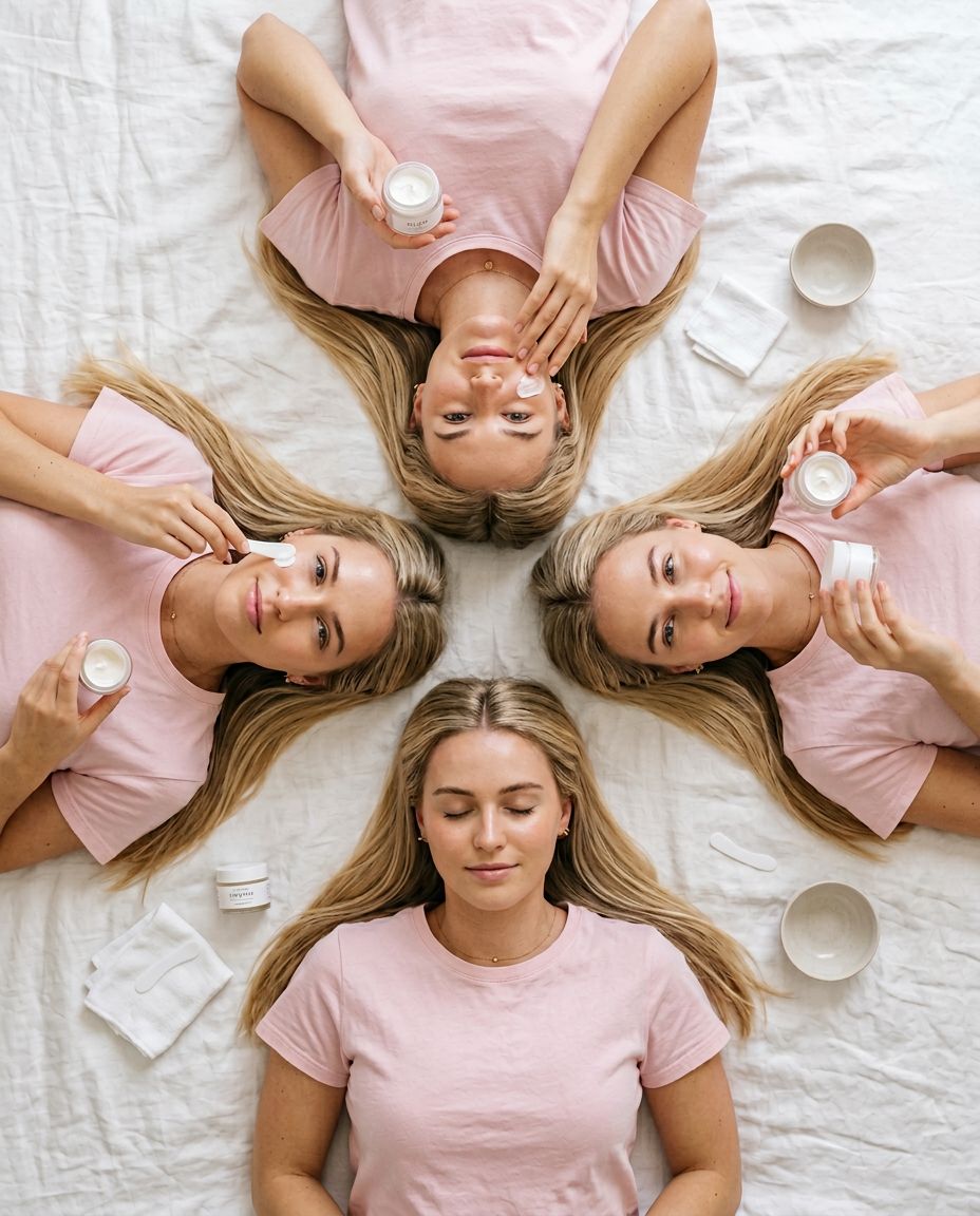 Skincare brand photoshoot