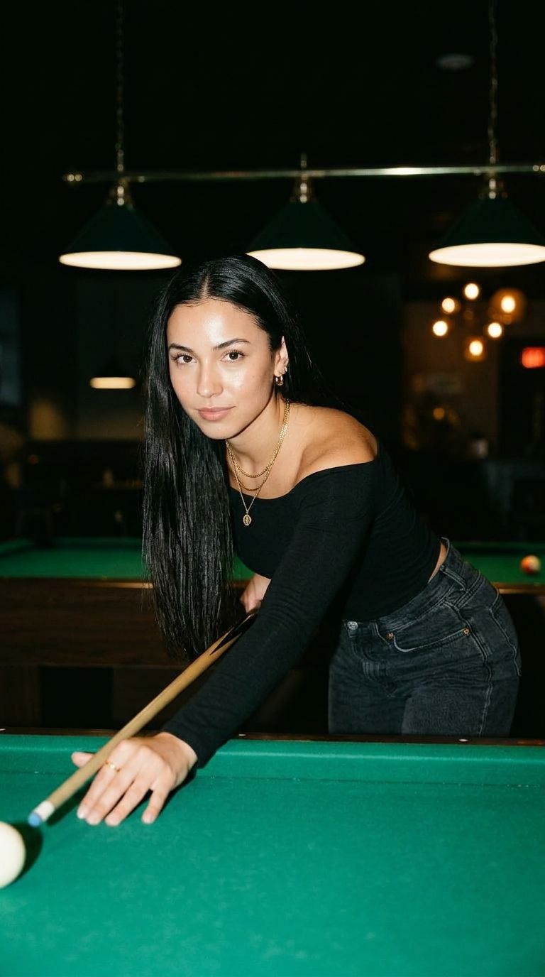 Pool scene character